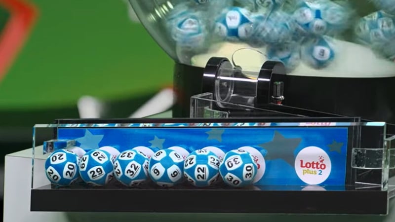 A still of the National Lottery draw on YouTube