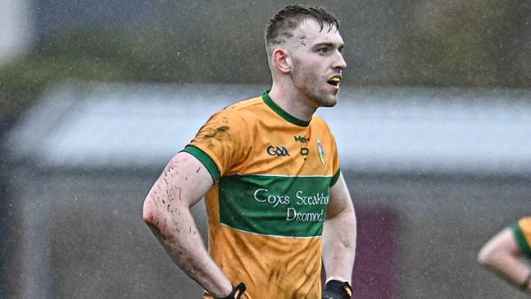 4 March 2023; Gavin Reynolds of Leitrim looks on during the EirGrid Connacht GAA Football U20 Championship semi-final match between Galway and Leitrim at St Jarlath's Park in Tuam, Galway. Photo by Sam Barnes/Sportsfile