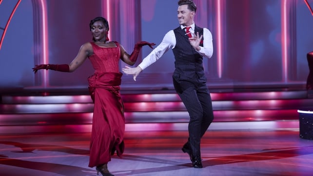 Tolu Makay with Pro Dancer Maciej Zieba