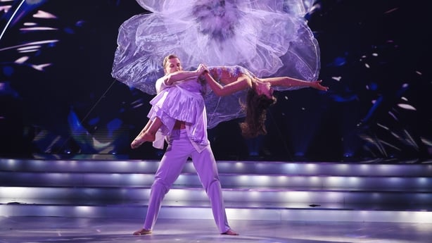 Paudie Moloney with Pro Dancer Laura Nolan