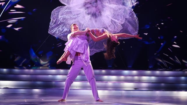 Paudie Moloney with Pro Dancer Laura Nolan