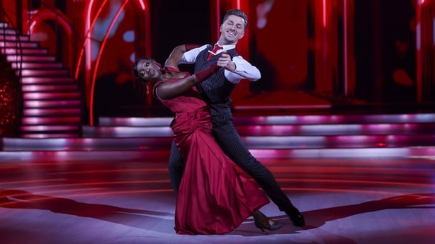Tolu Makay with Pro Dancer Maciej Zieba