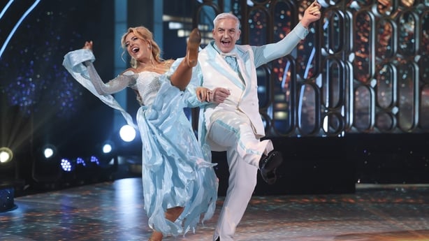 Paudie Moloney with Pro Dancer Laura Nolan