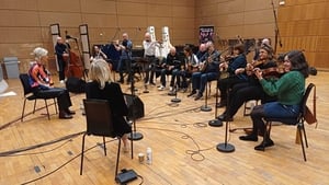 The Kilfenora Céilí Band perform live in studio