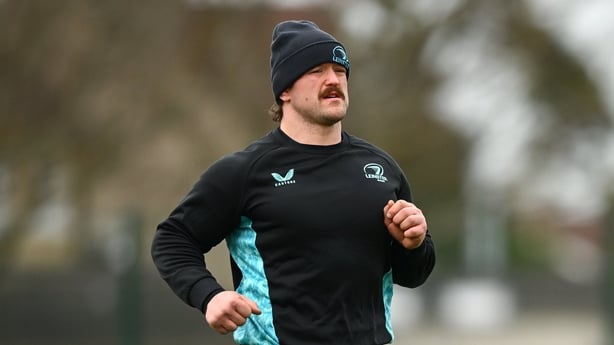 16 March 2026; Andrew Porter during a Leinster Rugby squad training session at Rosemount in UCD, Dublin. Photo by Shauna Clinton/Sportsfile
