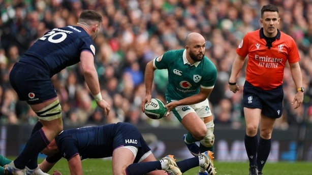  Jamison Gibson-Park of Ireland in action against Scotland - 2026 Six Nations