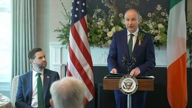 Taoiseach tells how Irish 'exiled children' made their mark in US