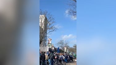 St Patrick’s Day parade in Dun Laoghaire
