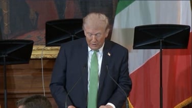 Trump appears to reference United Ireland