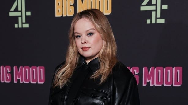 LONDON, ENGLAND - MARCH 17: Nicola Coughlan during the "Big Mood" Series 2 Preview Screening at BFI Southbank on March 17, 2026 in London, England. (Photo by Simon Ackerman/Getty Images)