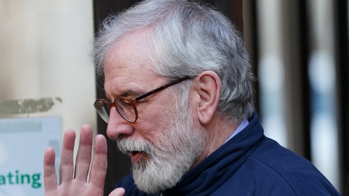 Gerry Adams has returned to the witness box at his trial in London