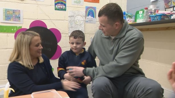 Junior infants special class students at Finglas Parochial School are only attending school for two to two and a half hours per day