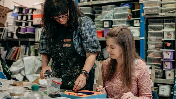 The art pieces have been crafted by members of the Wexford branch of Acquired Brain Injury (ABI) Ireland