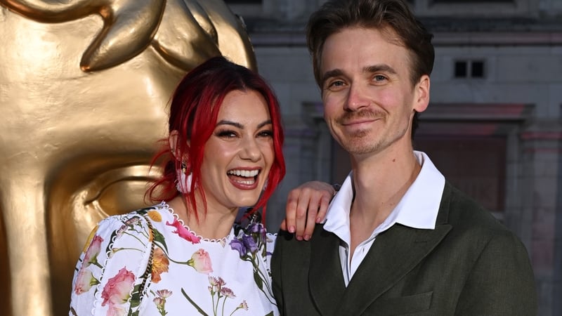 Dianne Buswell and Joe Sugg attend the BAFTA Television and Television Craft Nominees' Party at The V&A on 24 April, 2025 in London, England. (Photo by Jeff Spicer/BAFTA/Getty Images for BAFTA)