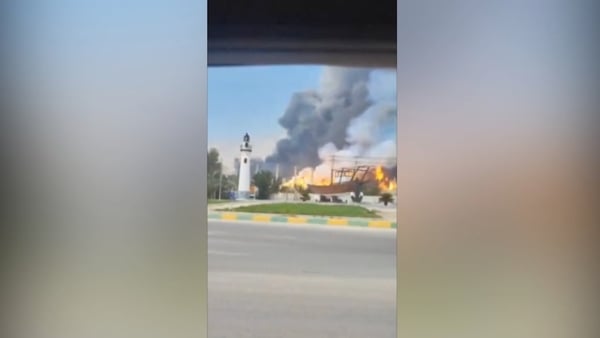 Large fire at Iran’s South Pars gas field following Israeli strike
