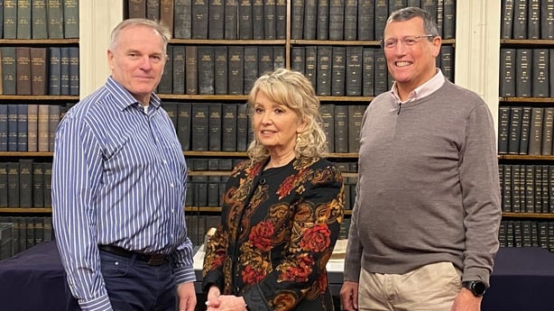 L-R Philip Feddis, Restore Together; UCD Emeritus Professor Marie Keenan; Anthony McLaughlin, Past Pupil, Blackrock College