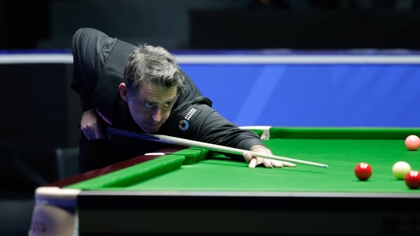 SHANGRAO, CHINA - MARCH 18: Ronnie O'Sullivan of England plays a shot in the third round match against Matthew Selt of England on day 3 of the World Open Snooker 2026 at the Yushan Sports Center on March 18, 2026 in Shangrao, Jiangxi Province of China. (P