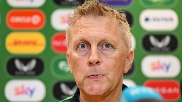Head coach Heimir Hallgrímsson during a Republic of Ireland men's squad announcement at FAI Headquarters in Abbotstown, Dublin.