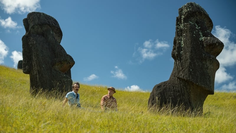 Sam Rockwell and John Malkovich in WILD HORSE NINE. Photo by Searchlight Pictures/Diego Araya Corvalán, Courtesy of Searchlight Pictures. © 2026 Searchlight Pictures. All Rights Reserved.