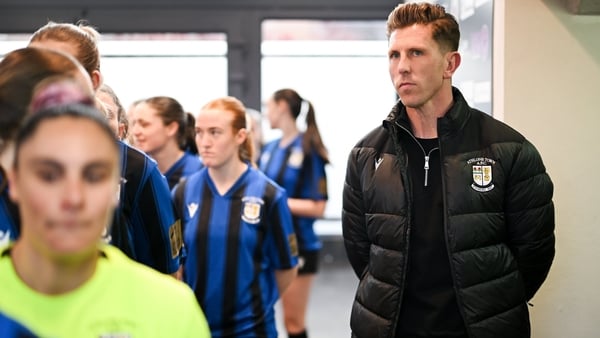 Athlone Town head coach John Sullivan before the SSE Airtricity Women's Premier Division match between Sligo Rovers and Athlone Town at The Showgrounds in Sligo.