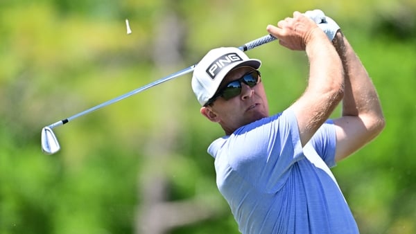 Séamus Power tees off at the 15th hole during the first round at the Valspar Championship