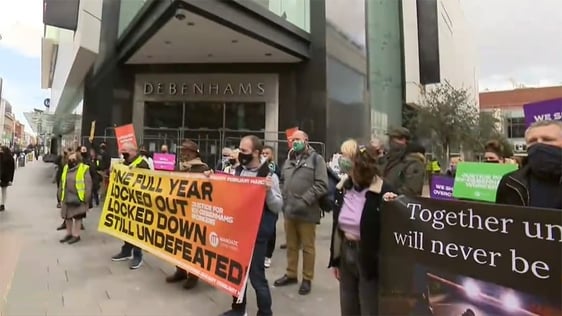 Debenhams Workers Protest