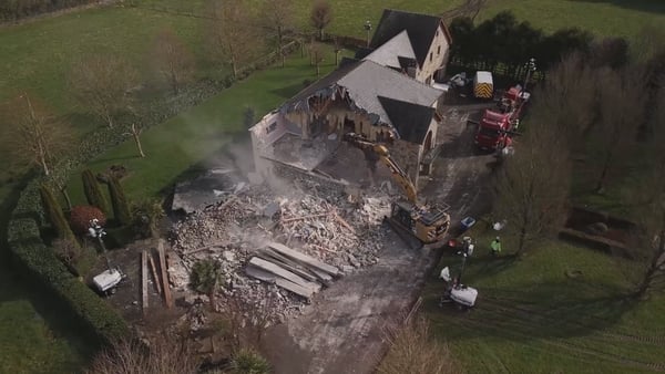 Demolition work under way at Co Meath house built without permission