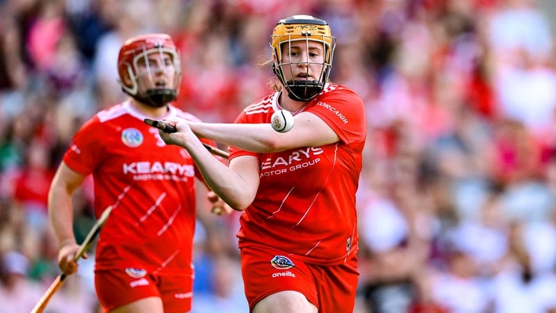 Cork goalkeeper Amy Lee during the Glen Dimplex All-Ireland Senior Camogie Championship final match between Cork and Galway at Croke Park in Dublin. Photo by Ramsey Cardy/Sportsfile