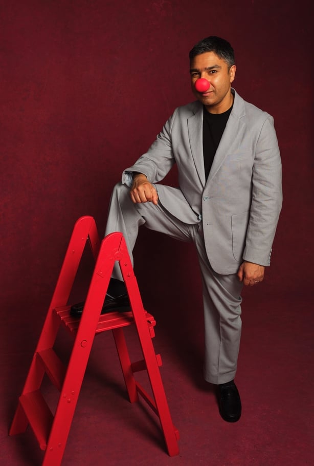 MANCHESTER, UNITED KINGDOM - MARCH 20: Nick Mohammed poses for a portrait during the Red Nose Day night of TV for Comic Relief on March 20, 2026 in Manchester, England. Comic Relief is live from MediaCityUk in Salford on BBC One and iPlayer. (Photo by Danny North/Comic Relief/Getty Images)