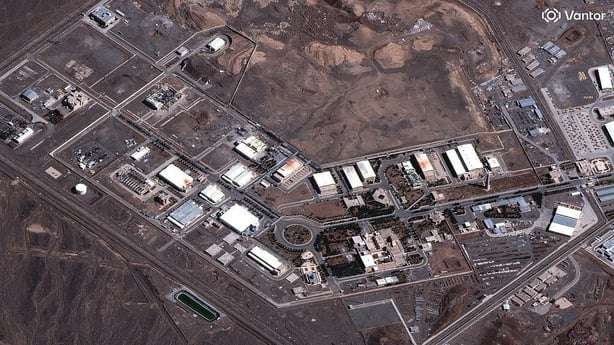 Overview of the Natanz fuel enrichment complex in Isfahan Province, Iran