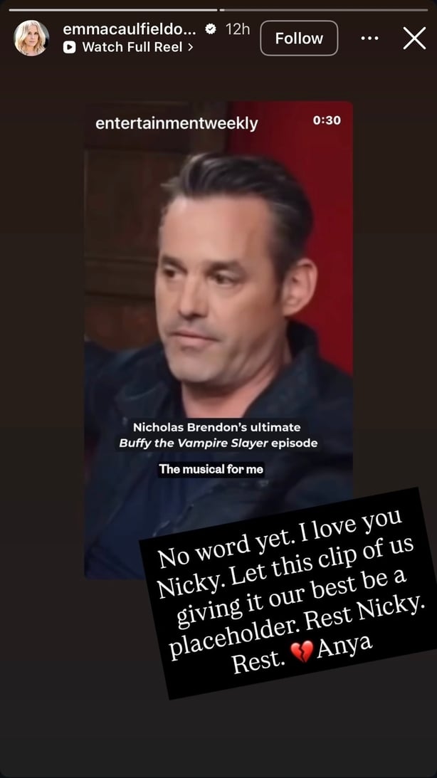 Tributes to Buffy star