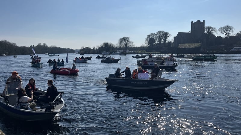 River Shannon pipeline to Dublin rally
