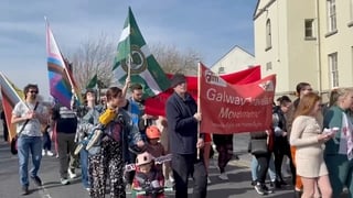 Groups rally in Galway against racial discrimination