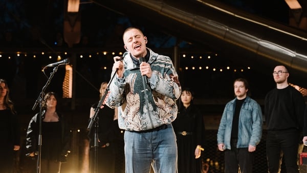 Irish singer-songwriter during surprise gig