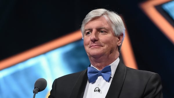 6 November 2015; MC Michael Lyster during the GAA GPA All-Star Awards 2015 Sponsored by Opel. Convention Centre, Dublin. Picture credit: Brendan Moran / SPORTSFILE