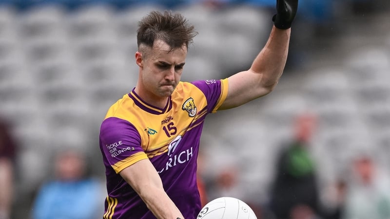 Sean Nolan of Wexford during the Tailteann Cup match between Fermanagh and Wexford at Croke Park in Dublin. Photo by Ray McManus/Sportsfile