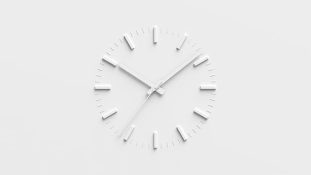 abstract wall clock