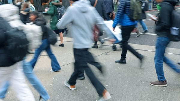 people walking on busy street London (Getty Images)
