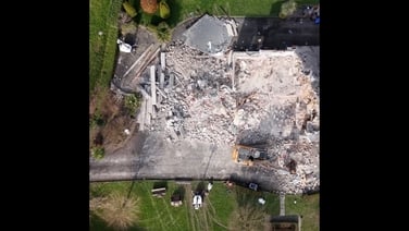 Demolition of Co Meath house underway