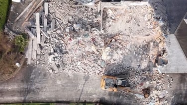 Demolition of Co Meath house underway