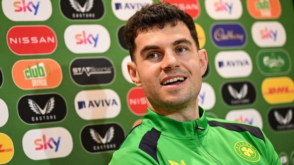 John Egan during a Republic of Ireland men's media conference at the FAI Headquarters in Abbotstown, Dublin.