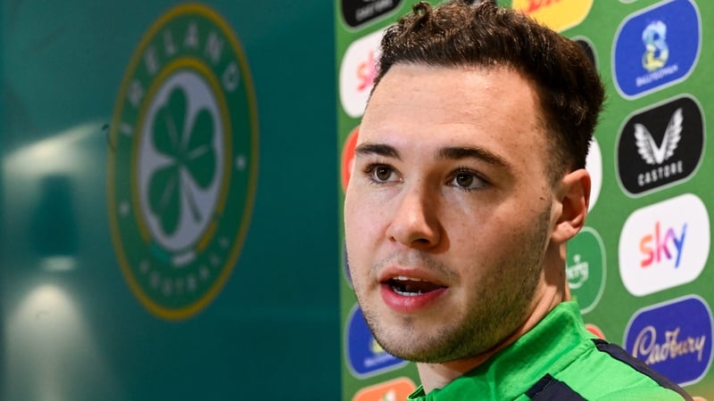 Harvey Vale during a Republic of Ireland men's media conference at the FAI Headquarters in Abbotstown, Dublin.