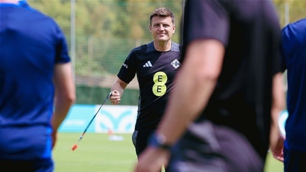 Diarmuid O'Carroll on a soccer pitch