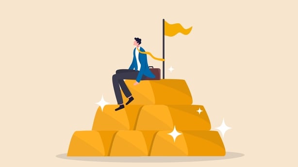 Gold investment illustration