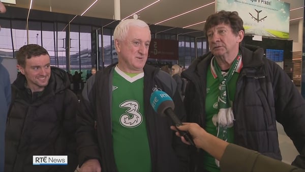 Thousands of fans travel to Prague for World Cup play-off