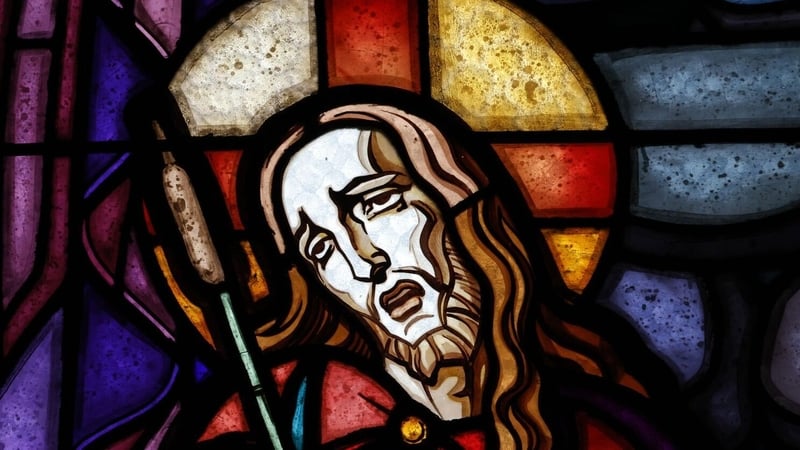 A stained glass window in St Stephen Church, France depicting the Passion of Christ (Getty images). Tune in across the week to hear sacred music reflecting Holy Week.