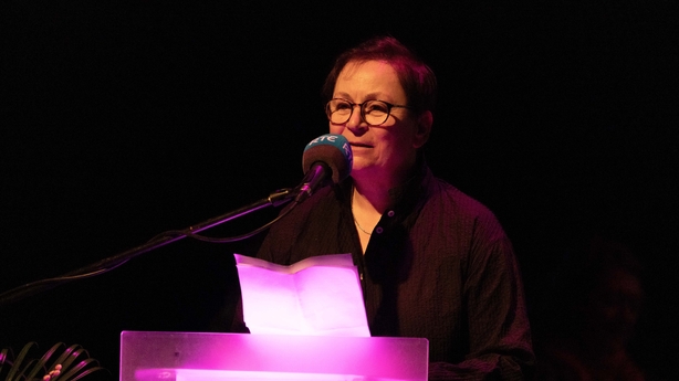 writer Anne Enright reading at Sunday Miscellany live event, Ennis Book Club Festival, March 2026