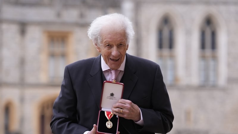 Roy Clarke after being made a Knight Bachelor by the Prince of Wales during an investiture ceremony at Windsor Castle, Berkshire. Picture date: Tuesday March 24, 2026. PA Photo. Photo credit should read: Andrew Matthews/PA Wire
