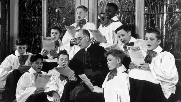 Fr Edward Flanagan and choir 