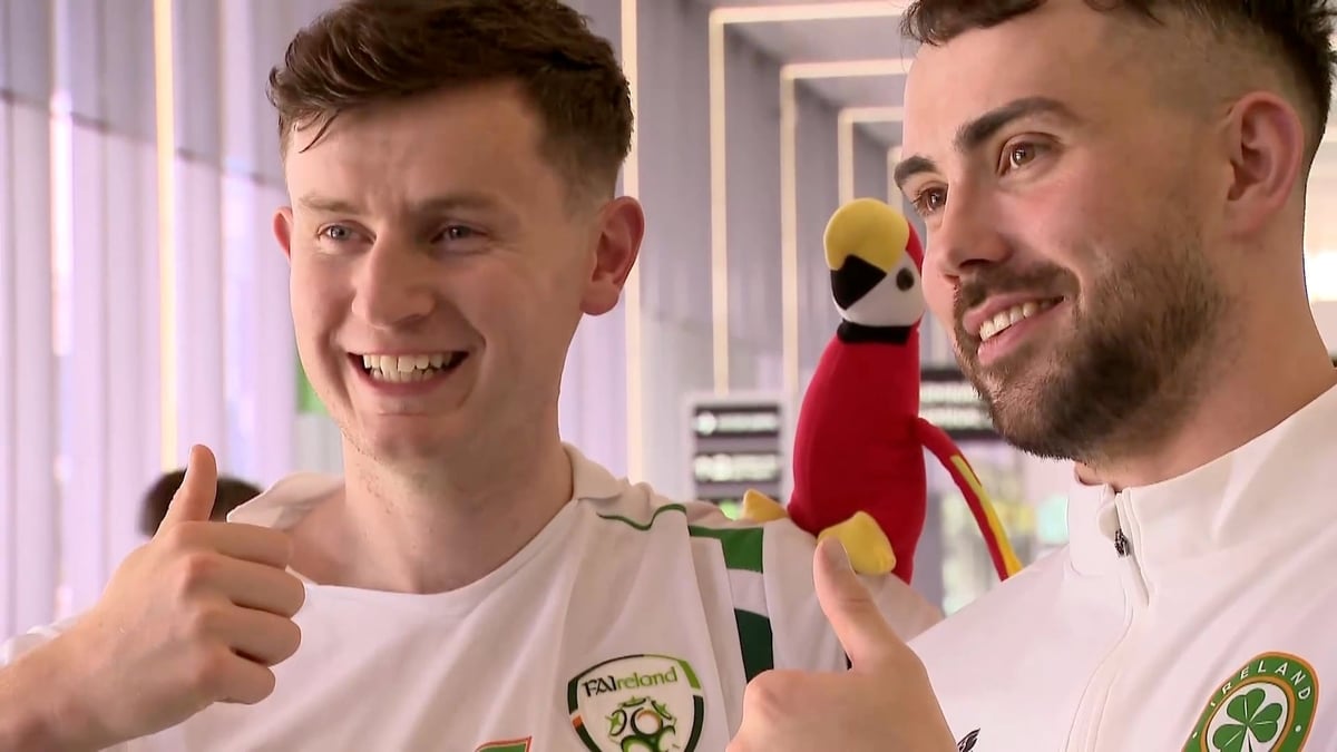 'Optimistic' mood amongst Irish fans in Prague